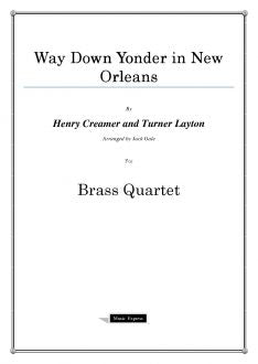 Layton - Way Down Yonder in New Orleans - Brass Quartet