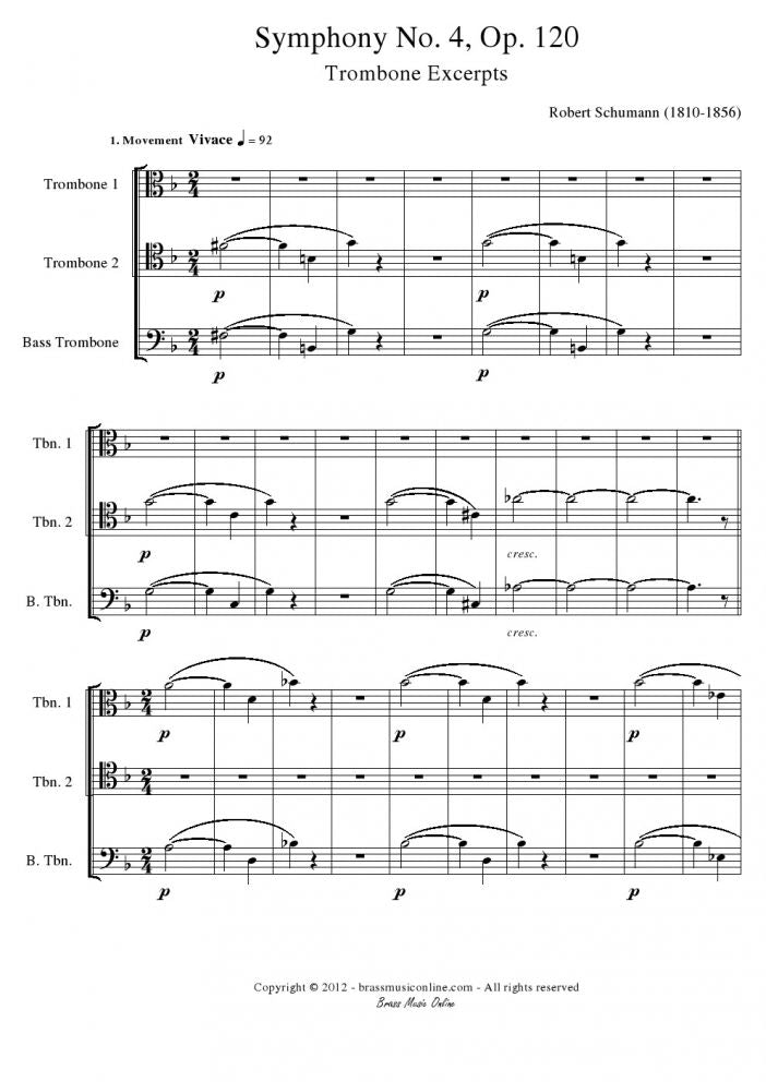 Trombone Audition Excerpts
