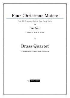Various - Four Christmas Motets - Brass Quartet