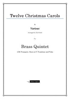 Various - Twelve Christmas Carols - Brass Quintet