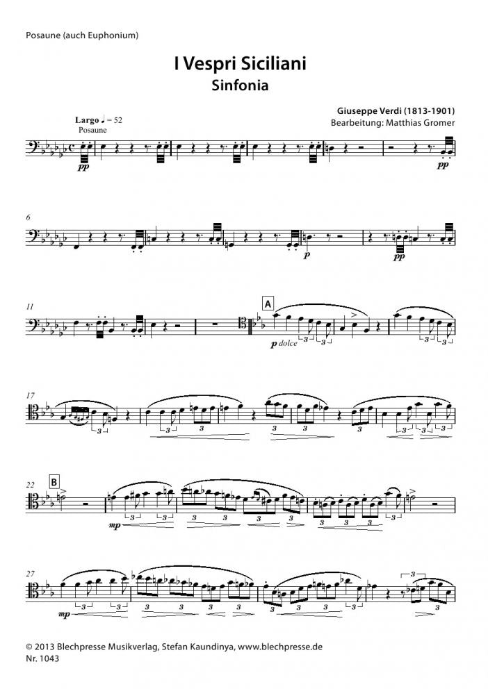 Verdi - I vespri siciliani - Brass Quintet