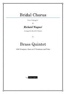 Wagner - Bridal Chorus - Brass Quintet
