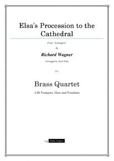Wagner - Elsa's Procession to the Cathedral - Brass Quartet