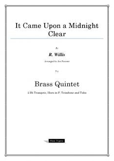 Willis - It Came Upon a Midnight Clear - Brass Quintet